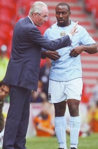 Doncaster away friendly 2007 to 08 sven instructs vassell