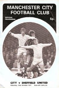 sheff utd home 1971-72 programmeb