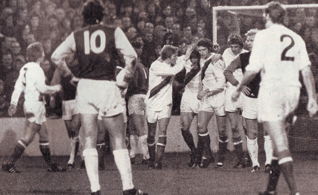 whul away 1971-72 davies goal celebration