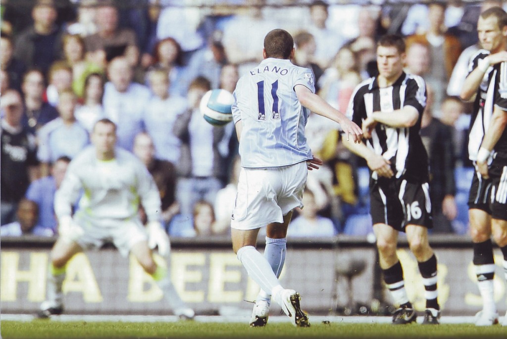 newcastle home 2007 to 08 elano goal