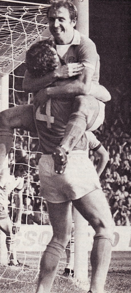 Ipswich home 1975 to 76 goal celeb