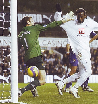 tottenham away 2007 to 08 spurs goal1