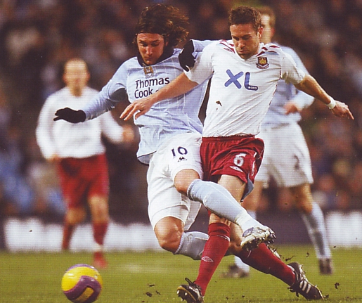 west ham home 2007 to 08 action