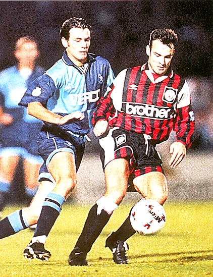 Wycombe away 1995 to 96 action1
