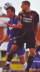 Stockport friendly 2008 to 09 action