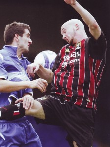 Stockport friendly 2008 to 09 action 3