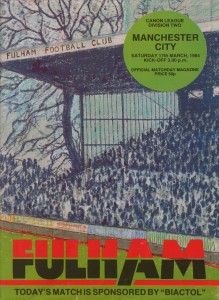 Fulham v Manchester City 1983/84 - City Til I Die