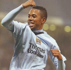 FC Twente home 2008 to 09 robinho goal