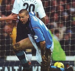 Preston home 2001 to 02 howey goal