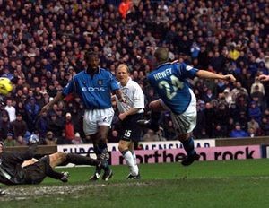 Preston home 2001 to 02 howey goal4