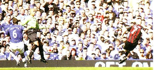 everton away 2008 to 09 ireland goal