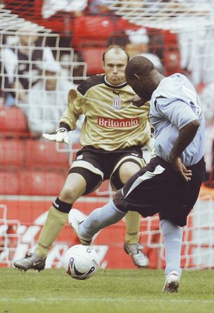 Stoke away friendly 2005 to 06 cole goal