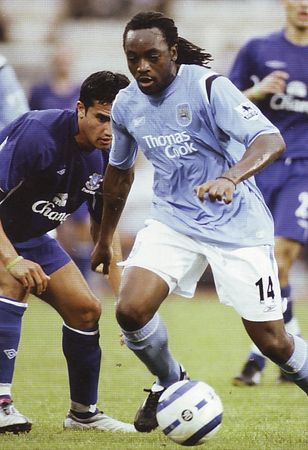 everton asia trophy 2005 to 06 action