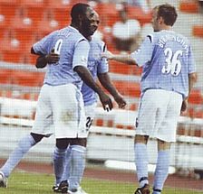 everton asia trophy 2005 to 06 cole goal