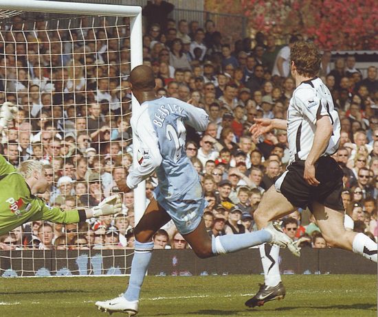 fulham away 2006 to 07 beasley goal