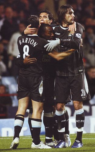 villa away 2006 to 07 vassell 1st city goal