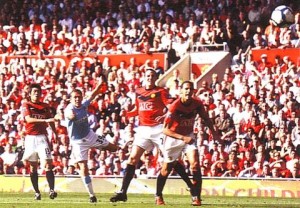 man utd away 2009 to 10 bellamys 1st goal
