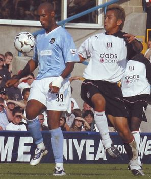 Fulham away 2003 to 04 action