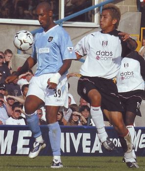 Fulham away 2003 to 04 action