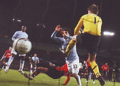 man utd home league cup semi 2009 to 10 2nd tevez goal