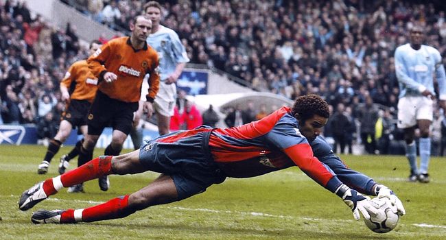 wolves home 2003 to 04 james penalty save and rebound