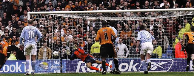 wolves home 2003 to 04 james penalty save