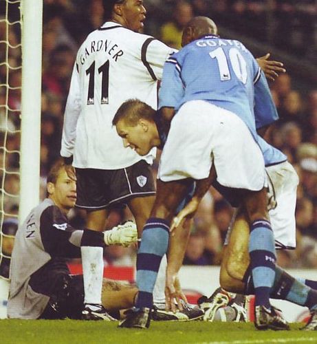 Bolton home 2002 to 03 howey goal celeb