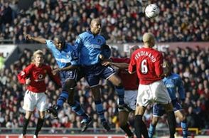 Man U away 2002 to 03 Goat goal2