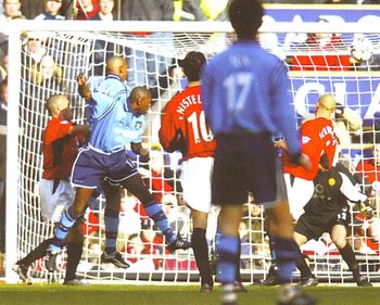 Man U away 2002 to 03 Goat goal3