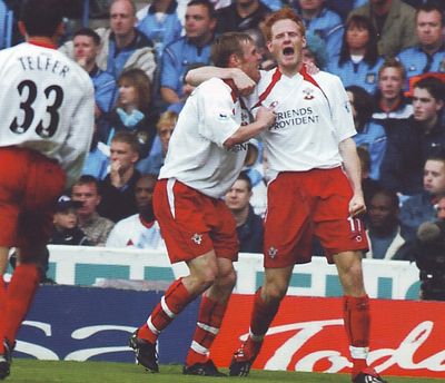 Southampton home 2002 to 03 michael svensson goal