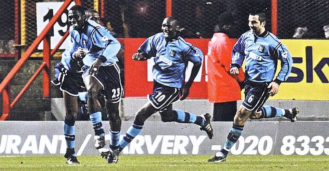 charlton away 2002 to 03 foe goal