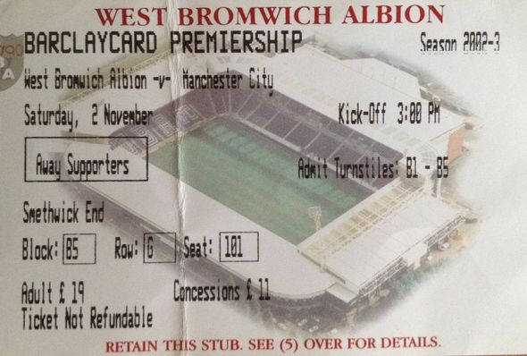 Tickets  West Bromwich Albion