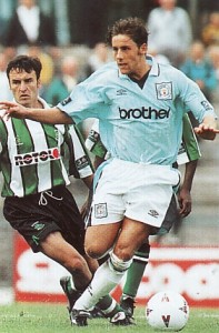 plymouth away friendly 1996 to 97 action2