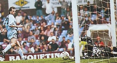 Aston Villa Away 1994 to 95 rosler goal2
