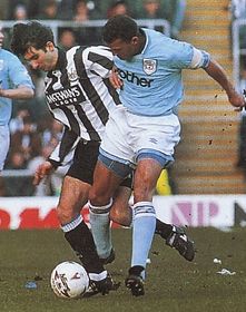newcastle fa cup 1994 to 95 action
