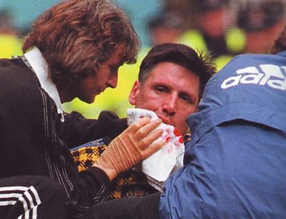 stockport home 1997 to 98 nixon injured