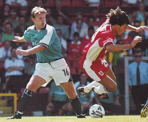 Bristol city friendly 1999 to 00 action