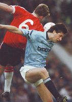 man utd home 1991 to 92 action