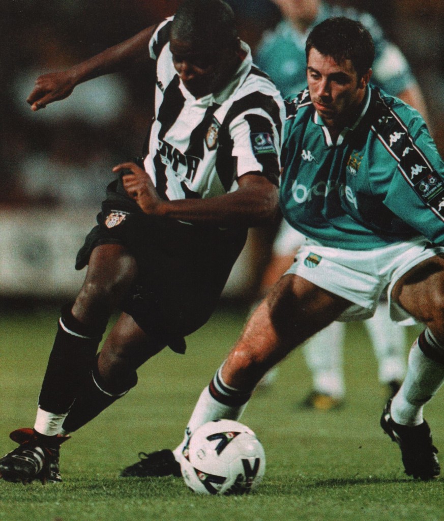 notts county away worthy cup 1998 to 99 action