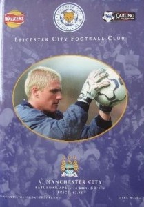 leicester away 2000 to 01 prog