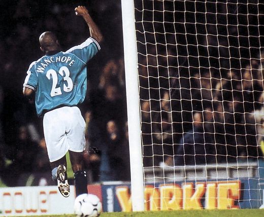 wimbledon home 2000-01 worthy cup wanchope goal