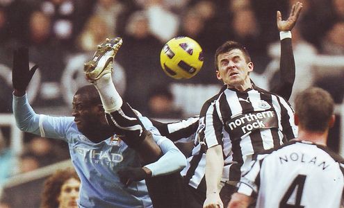 newcastle away 2010 to 11 action