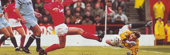notts forest away 1992 to 93 action