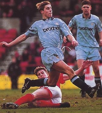 notts forest away 1992 to 93 flitcroft goal