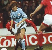 notts forest away Coca cola cup 1993 to 94 action