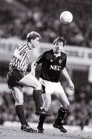 everton away 1989 to 90 action