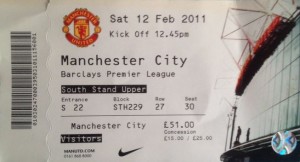 Manchester United v Manchester City 2010/11 – City Til I Die