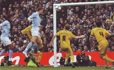 notts county home 2010 to 11 dzeko goal