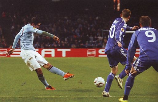 dynamo kiev home 2010 to 11 kolarov goal