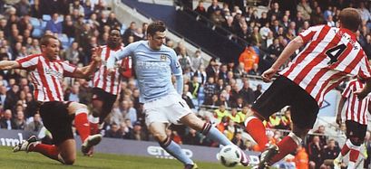 sunderland home 2010 to 11 johnson goal